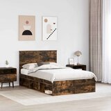  Konstrukcija postelje z vzglavjem Dimljeni oreh 120 x 200 cm, (5000103287) | Shoptok.si
