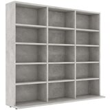 Ormarić za CD-ove boja betona 102x23x89 5 cm konstruirano drvo | shoptok.hr