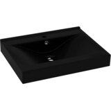  Luksuzni umivaonik mat crni 60 x 46 cm keramički | shoptok.hr