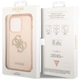 Guess gUHCP14LPCUGL4GGO ovitek za iPhone 14 Pro - prozoren z zlatimi bleščicami | Shoptok.si