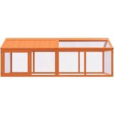 vidaXL Boks za životinje smeđi 200 x 112 5 x 74 cm od masivne borovine | shoptok.hr