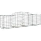  Lučne gabionske košare 3 kom 300x50x80/100 cm pocinčano željezo | shoptok.hr