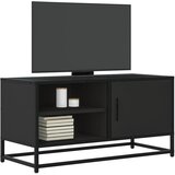 Maison Chic TV omarica - TV enota - Televizijska omarica črna 80x34,5x40 cm inženirski les in kovina, (21700501) | Shoptok.si