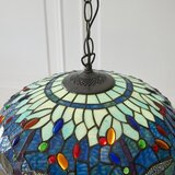 Endon 112195 - Luster na lancu Tiffany DRAGONFLY 1xE27/60W/230V, prečnik 41 cm | Eponuda.com