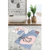 Mila Home Plave/ružičaste od samta kupaonske prostirke u setu 2 kom 60x100 cm Abstract Faces – | shoptok.hr