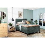 Esposa POSTELJA BOXSPRING 140 cm x 200 cm , tekstil temno siva | Shoptok.si