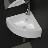 vidaXL Umivalnik z odprtino za odtekanje 45x32x12,5 cm bel Cene