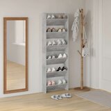  Zidni ormarići za cipele 2 kom boja betona 60x18x90 cm drveni | shoptok.hr