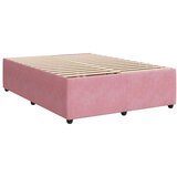  Krevet s oprugama i madracem ružičasti 140x190 cm baršunasti | shoptok.hr