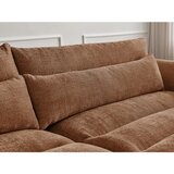 Bobochic Paris Oranžna sedežna garnitura iz šenilje 276 cm Neil – | Shoptok.si