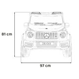 Ramiz Benz G63 AMG XXL, auto na akumulator, crni | shoptok.hr