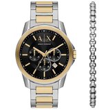 Armani Exchange Ročna ura Banks AX7148SET Gold/Silver | Shoptok.si