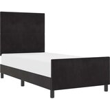  Krevetna Kolicina Crna 90x190 cm Velvet | shoptok.hr