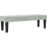 Box Spring Krevet s Madracem i Klupom Svjetlosiva 120x200 cm Velvet | shoptok.hr