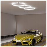  LED stropno svetlo HEXAGON LED/128W/85-265V 6000K 248x97 cm CRI 90 IP54 bela Cene