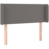  LED uzglavlje sivo 83x16x78/88 cm od umjetne kože | shoptok.hr