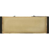 vidaXL Klupa ormar 100x35x50 cm Čvrsto drvo hrapavo mango | shoptok.hr