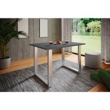 MID.YOU JEDILNA MIZA, antracit, srebrne barve | Shoptok.si