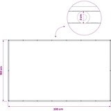  Zaslon za privatnost na balkonu 180 x 300 cm | shoptok.hr
