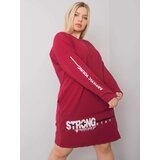 RELEVANCE Tunic-RV-TU-7222.80P-burgundy | Shoptok.si
