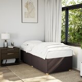 Furnova Posteljni okvir brez vzmetnice temno rjav 90x190 cm blago, (21934888) Cene