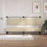  Držeće uzglavlje Zidne Jednobojno Krema 210 x 55 x 5 cm tkanina - Krema 200 cm bez LED svjetla | shoptok.hr