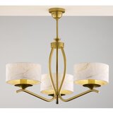 Jupiter 2109 - Luster na šipci KASZMIR 3xE27/15W/230V bela/zlatna/dekor mramora | Eponuda.com