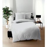 Kaeppel posteljnina uni 140/200 cm saten svetlo siva | Shoptok.si
