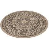 Ayyildiz Carpets Crni/bež okrugao vanjski tepih ø 80 cm Comilla – | shoptok.hr