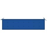  Jastuk za vrtnu klupu plavi 200 x 50 x 3 cm od tkanine Oxford | shoptok.hr