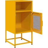 vidaXL Nočna omarica Gorčično rumena 36x39x78 cm Hladno valjano jeklo | Shoptok.si