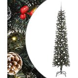 vidaXL Umestno božično drevo med 300 LED Zelena 58 x 58 x 210 cm | Shoptok.si