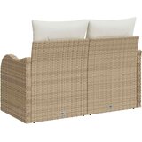  Vrtni kauč s jastukom Bež 121 x 62 x 69cm poliratan | shoptok.hr