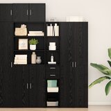 vidaXL Visoki bife Artizanski hrast Inženirski les 30 x 42.5 x 225 cm | Shoptok.si