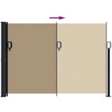  Zložljiva stranska tenda taupe 140x500 cm | Shoptok.si
