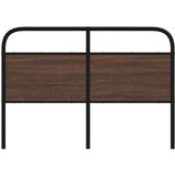 vidaXL Uzglavlje smeđa boja hrasta 135 cm čelik i konstruirano drvo | shoptok.hr