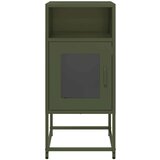 vidaXL Noćni ormarić maslinasto zeleni 36x39x78cm hladno valjani čelik | shoptok.hr