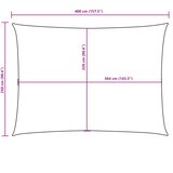  Jedro protiv sunca od tkanine pravokutno 2,5 x 4 m smeđe-sivo | shoptok.hr