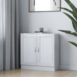 vidaXL Ormarić za knjige visoki sjaj bijeli 82,5x30,5x80 cm od iverice Cijene