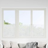  Prozorske folije 4 kom matirane s uzorkom cvijeta PVC | shoptok.hr