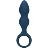 Loveline - analni dildo s prstenom - mali (plavi)