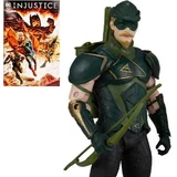 DC Comics Injustice 2 Green Arrow Page Punchers 7-Inch Scale Action Figure with Injustice Comic Book, (20499453)