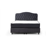 Hanah home Bračni krevet Vassi Set 140 x 200 v4 Anthracite