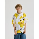 Reserved Pamučna majica kratkih rukava Pokemon - krem | shoptok.hr