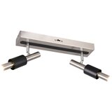 Trio Select Črno/v srebrni barvi LED točkovno svetilo 20,5x42 cm Ikaris – | Shoptok.si