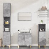 The Living Store Kopalniško pohištvo 3 kosa betonsko sive barve konstruiran les - Komplet Kopalniškega Pohištva, (21837029) | Shoptok.si