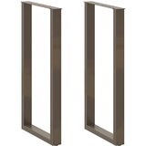  Noge za barski stol U-oblik 2 kom Prirodni čelik 60 x (110-111) cm Čelik | shoptok.hr