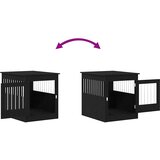 Namještaj za pseću kabinu crni hrast 64,5x80x71 cm inženjerski drvo | shoptok.hr