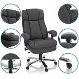 MID.YOU Pisarniški Stol Builder Xxl I, Temno Siva | Shoptok.si