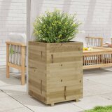 Maison Chic Vrtno cvetlično korito - Cvetlični Lonec 50x50x72,5 cm impregnirana borovina, (21789250) | Shoptok.si